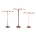 thumbnail image 3 of lionlar High Quality Metal Earring Display T Stand with Vintage and Elegant Design, Copper-Balance, 3 of 9