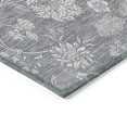 thumbnail image 4 of Addison Rugs Chantille Indoor/Outdoor Transitional Floral Gray Washable Rectangle Rug, 2'6" x 3'10", 4 of 5