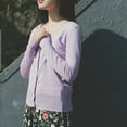 thumbnail image 2 of Minnieouse Chaqueta deportiva elegante para mujer, fácil de combinar con cualquier conjunto, suéter, cárdigan de punto, chaqueta con botones Prendas para la parte del cuerpo SG, 2 of 6