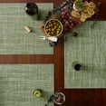 thumbnail image 3 of Design Imports Ensemble de 6 Napperons en Tweed PVC Vert Figue, 3 of 4