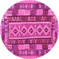 thumbnail image 1 of Ahgly Company Indoor Round Southwestern Pink Country Area Rugs, 7' Round, 1 of 4