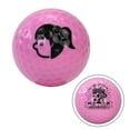 thumbnail image 4 of Pelotas de golf para práctica profesional, bolas de para entrenamiento de golf de doble capa para interiores y exteriores para ejercicios de Go Rosado Soledad Pelota de práctica de golf, 4 of 8
