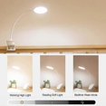 thumbnail image 2 of Wireless Clamp Table Lamp Study Rechargeable LED Reading Desk Lamp USB Table Lamp Flexo Table Lamps, 2 of 5