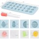 thumbnail image 2 of Fruit shaped silicone molds with liquid dropper, easy release ice trays with lids, 24 cavities for ice cubes, gelatin, chocolate, bakery and confectio, 2 of 4
