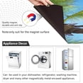 thumbnail image 2 of Coolnut Beach Palm Dishwasher Magnet Sticker, Refrigerator Magnetic Cover, Fridge Panels, Home Cabinet Decals Appliances Stickers, 23"x 26", 2 of 6