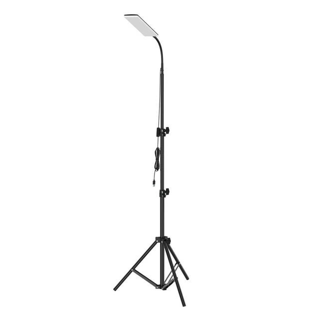 dodocool Rotatable Selfie Camera Lamp with Telescopic Tripod 2m USB Cable 84PCS LEDs Light Storage Bag Adjustable Height Camping Light for Live Video Show Taking Pictures Makeup Photography Outdoor P