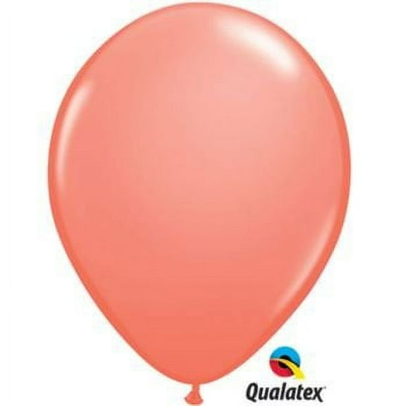Qualatex - 11 Coral Latex Balloons (25ct)