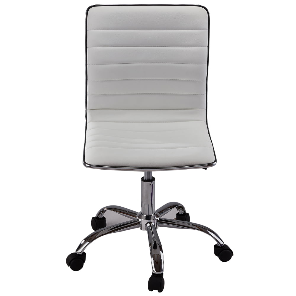Fiecerwolf Task Chair Desk Chair Mid Back Armless Vanity Chair Swivel