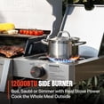 thumbnail image 5 of Monument Grills 4 +1  Burner Propane Gas Grill,49,000 BTU Stainless Steel Outdoor Patio Barbecue Grill with  Cooking Plate,Mesa II 415BZ, 5 of 11