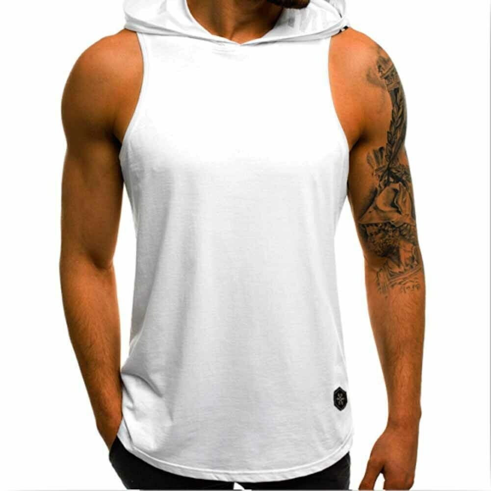 gym tank hoodie