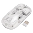thumbnail image 1 of Gaming Mouse Dual Mode, Transparent RGB Lighting Mouse with 2.4G BT5.0, 3 Speed Sensor, 3000FPS, 400mAh for Home Office, 1 of 7
