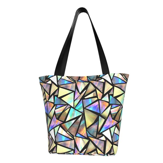 Easygdp Colored Glass Bolso de Hombro para Mujer, Bolso Bandolera y Cartera de Mano Elegante para Uso Diario