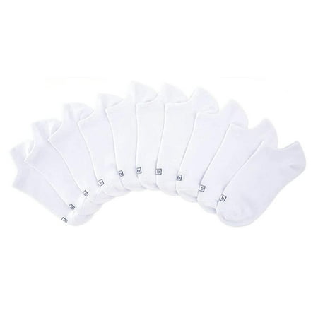 

K. Bell Women s No Show Socks White 10 Pairs