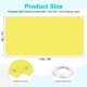 thumbnail image 2 of Banners en Blanco de Vinilo Uxcell para Decorar 3.28' x 5.91' Banner Amarillo de Sublimación, 1Pc, 2 of 6
