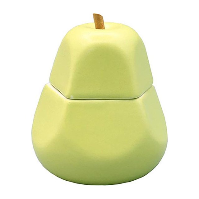 Pot à Épices Récipient de Stockage de Cuisine Style Fruits Créatif Vert Blanc Jaune Bouteille de Condiments