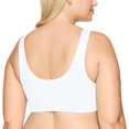 thumbnail image 2 of Bali Womens One Smooth All Around Smoothing Bralette, M, White, 2 of 2