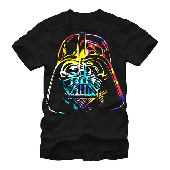 Men's Star Wars Groovy Darth Vader Helmet Graphic Tee Black X Large