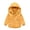 Orange, variant on Akiihool Jacket for Girl Girls Jacket Casual Button Down Full-Zip Jacket (Blue,7-8 Years)