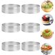 thumbnail image 1 of Aros Para Hornear, Molde Para Tarta, 6 Piezas De Acero Inoxidable, Ideal Para Repostería Profesional Y Casera, Creación De Mousses Y Postres Elegantes, 1 of 4