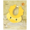 thumbnail image 3 of Gorro de ducha para bebé, gorro de baño de champú de silicona ajustable, gorro con visera, protege los ojos y las orejas para bebés, niños pequeños, 3 of 5
