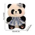 thumbnail image 3 of Decoración del hogar, decoración de habitaciones, decoración de paredes, peluches de pandas, juguetes para el estado de ánimo, a pedido, peluches de pandas súper suaves y realistas con falda, juguetes, 3 of 9