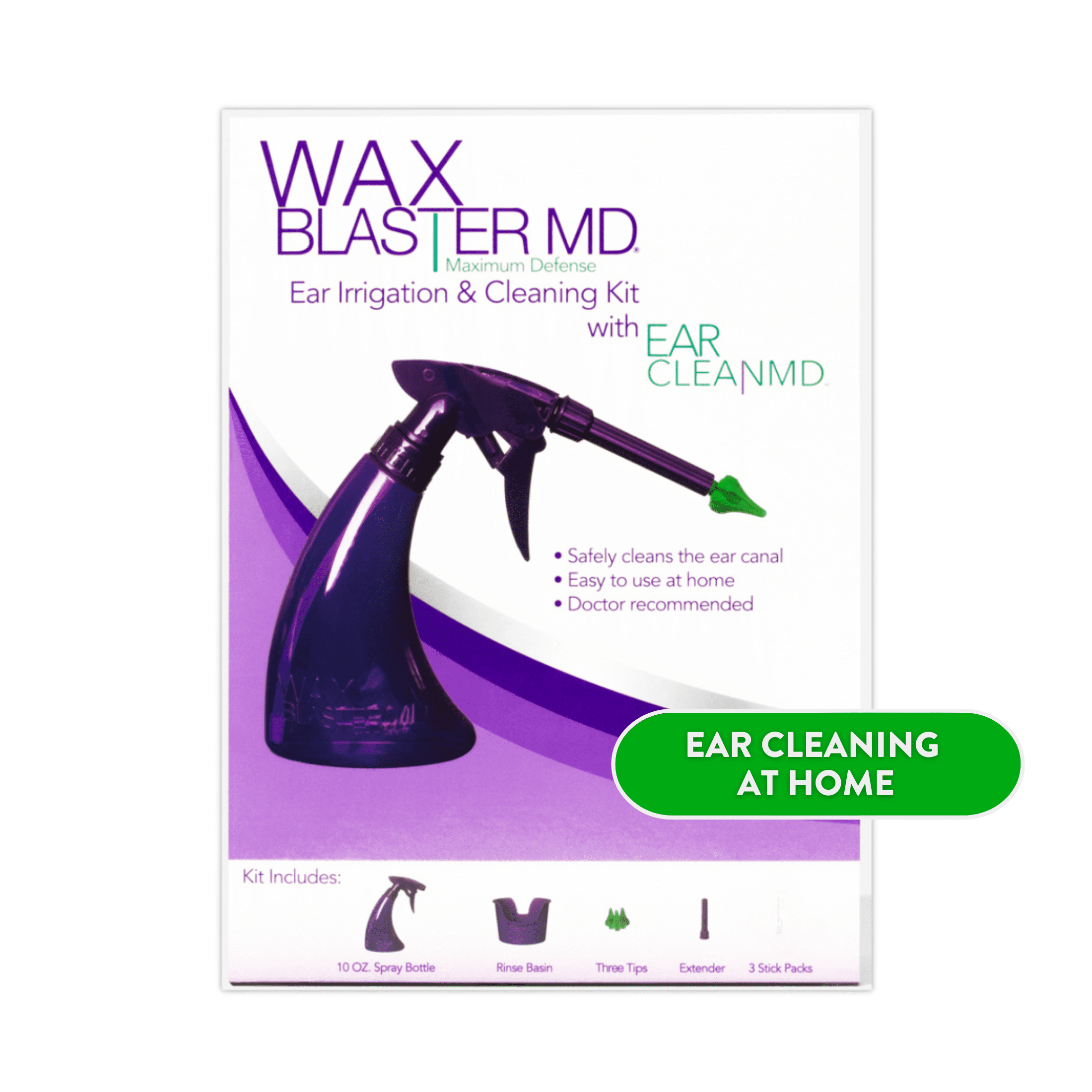 WAX BLASTER MD Ear Irrigation and Cleaning Kit for Rinsing the Ear