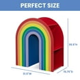 thumbnail image 6 of Delta Children Rainbow Bookcase – Greenguard Gold Certified, Multi, 6 of 10