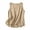 Khaki, variant on Htigea Linen Sleeveless Tank Tops Basic Summer Casual Crewneck Blouse Brown,L
