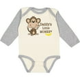 thumbnail image 3 of Inktastic Daddy's Little Monkey Boys or Girls Long Sleeve Baby Bodysuit, 3 of 5