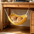 thumbnail image 2 of Cat Hammock for Crate with Cooling Gel Suspended Lounger, Washable Portable Swing & Breathable Design, Suitable for Indoor Outdoor Small Pets, 23.6x19.7in by MPOISVA, 2 of 7