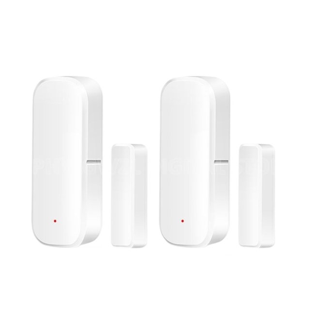 Tuya Smart ZigBee Door Window Sensor Smart Home Wireless Door Open Close Detectors APP Remote Alarm Work With Alexa