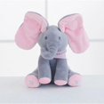 thumbnail image 5 of Jouet en Peluche Bébé Éléphant Peek-a-boo Parlant Chantant Poupée Mignonne Musicale pour Enfants, 5 of 5