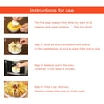 thumbnail image 3 of Rack Self-Assembly Microwave Low Calories Oven Homemade Practical Compact Potato Chips Slicer Maker Bakeware Baking Pans Tools, 3 of 7