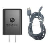 TurboPower QC3.0 15W Fast Home Charger for Motorola One 5G Ace - 6ft TYPE-C Cable Quick Power Adapter Travel Wall Compatible With Motorola One 5G Ace