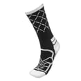 thumbnail image 2 of Brybelly  Basketball Compression Socks - Black & White - Medium, 2 of 2