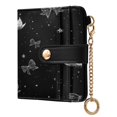 thumbnail image 2 of Small Wallet For Women Bifold Leather Pocket Coin Credit Card Holder With RFID Blocking White Bow and Swan, 2 of 6