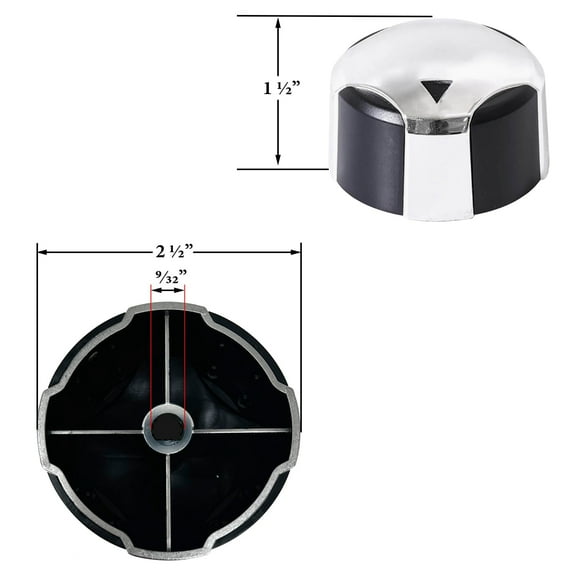 Control Knob Compatible With Cuisinart Gas Grills