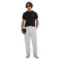 thumbnail image 4 of ellesse Camiseta para hombre - ACCIANO CLASSIC TEE, manga corta, cuello redondo, logotipo, algodón, liso Negro 2XL (XX-Large), 4 of 5