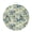 Blue Green Beige, variant on Welcome Sign for Front Door,Gray White Dandelion Round Metal Welcome Front Porch Decoration,Farmhouse Botanical Blossom Wall Hanging Sign for Living Room Kitchen Hallway Housewarming Gift 12''