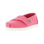 Toms Girl's Classic Canvas Bubblegum Pink Ankle-High Fashion Sneaker - 6M