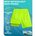 thumbnail image 5 of Quad Seven Boys Swim Trunks Quick Dry Swimming Shorts with Compression Liner, 5 of 7