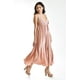 thumbnail image 5 of Vestido plisado con encanje Roman Fashion /Juvenil, 12632 (Palo de rosa) rosa G, 5 of 6