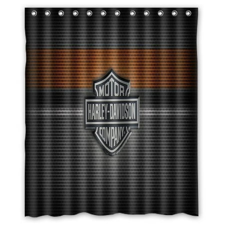 Sears Bathroom Curtains Ganma Harley Davidson Shower Curtain Polyester Fabric Bathroom Shower Curtain 60x72 inches ()