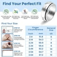 thumbnail image 5 of Fidget Rings Spinner Ring - Spinning Anxiety Ring  - Band 925 Sterling Silver Platinum Plated Cross Stress Relief size 9 Bridal Catholic Faith Christian Religious Jewelry Christmas Gifts, 5 of 12