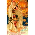 thumbnail image 2 of Vintage Apple Collection 13x18 Gold Ornate Wood Framed with Double Matting Museum Art Print Titled - Halloween Beauty Pumpkins.tif, 2 of 4