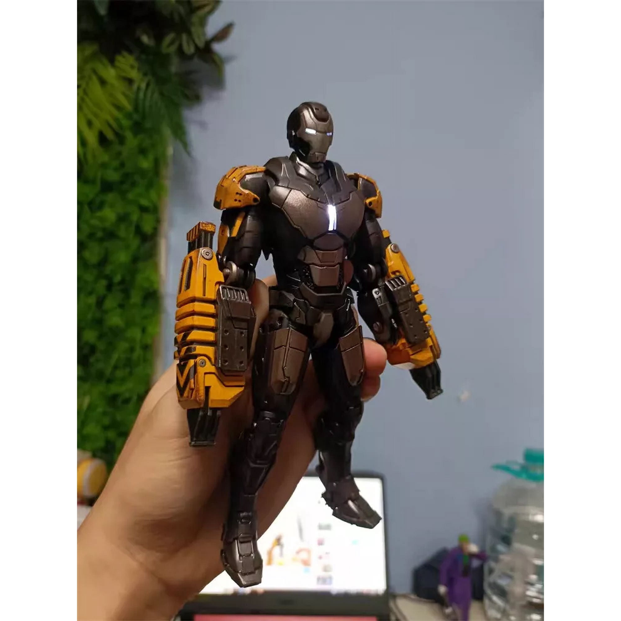 1 12 Comicave CS Iron Man MK25 Metal Action Figure Light Model 17cm New Boxed