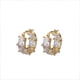 thumbnail image 2 of Fiudx Colgantes En C, Diamante Multicapa, Pendientes En Metal y Forma de Clavo, Energía y Vitalidad, Metabolismo y Digestión, Reducción de Anatomía y Inflamación, Accesorio En Moda Mujer, Diseño Lige, 2 of 5