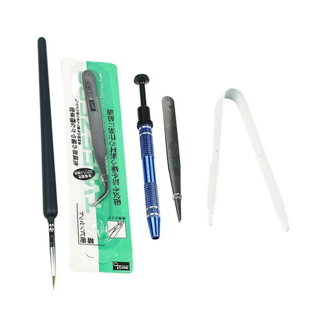 Maoww 5Pcs Mechanical Keyboard Switch Lube Brushes Tool Kit for Stabilizer white