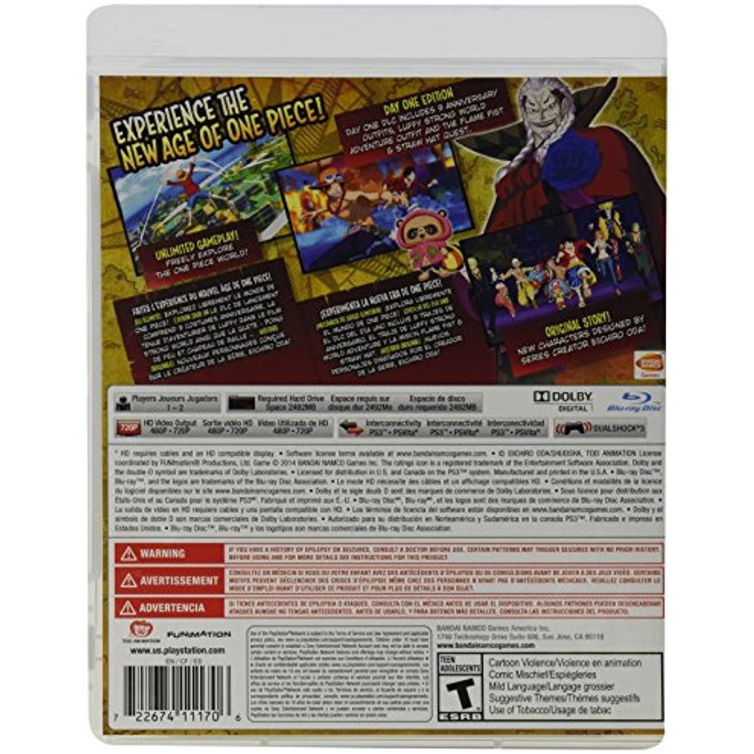 One Piece Unlimited World Red Deluxe Edition ps4
