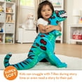 thumbnail image 3 of Melissa & Doug T-Rex Dinosaur -  Lifelike Stuffed Animal (over 2 feet tall), 3 of 10
